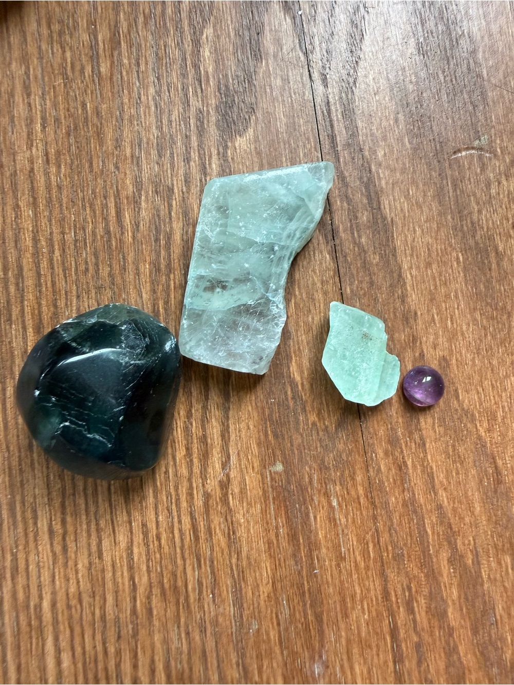 Bundle of fluorite crystals!
